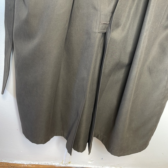 Men's Vintage Ralph Lauren double breasted trench coat brown EUC size 42R - Picture 14 of 16